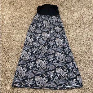 Paisley maxi dress